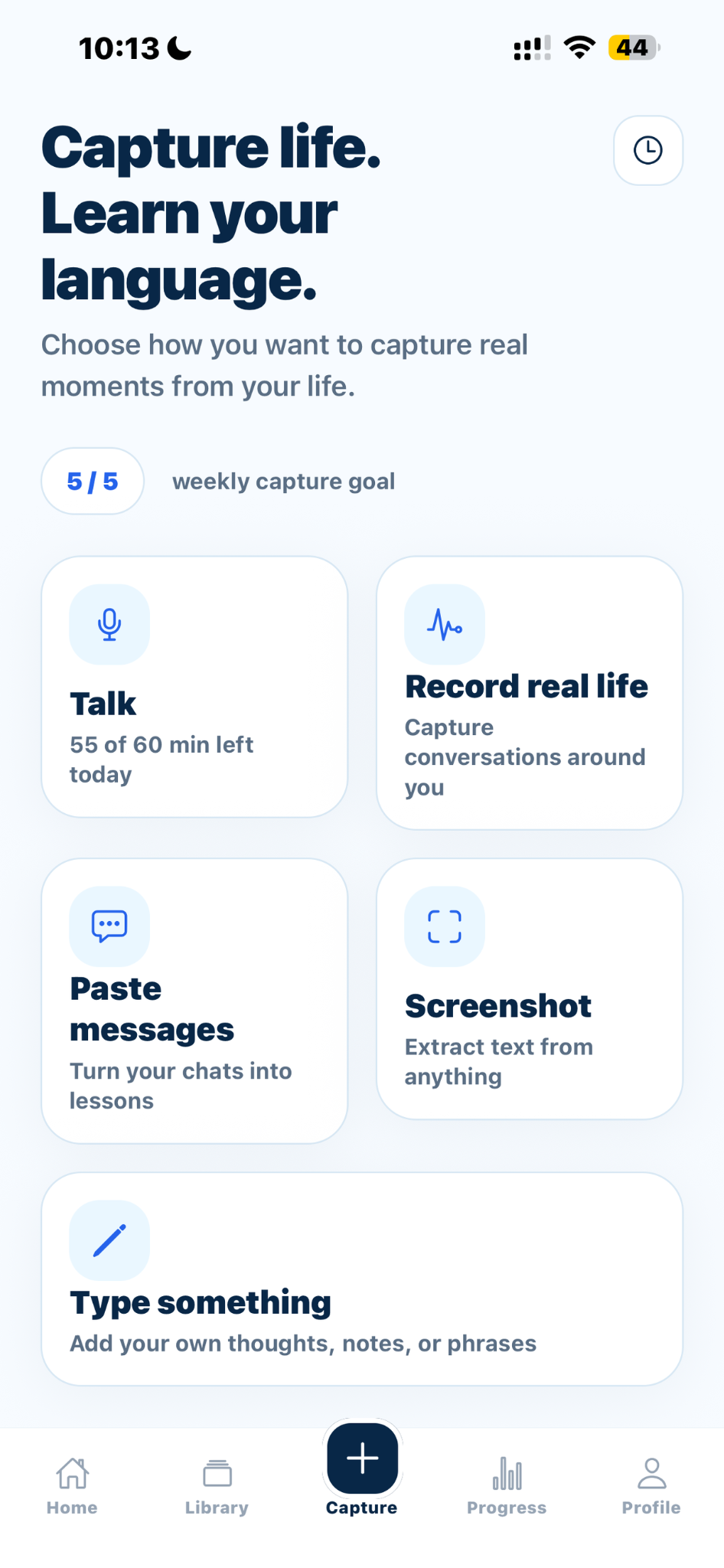 U-Say capture options